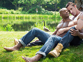 Nick Capra and Osiris Blade star in a steamy gay tube scene, exploring taboo desires and intense pleasure.