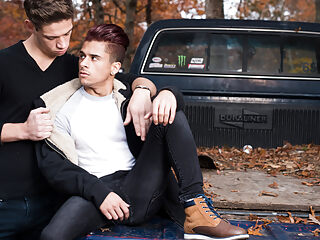 Armond Rizzo and Michael Delray in a tantalizing gay Latino encounter, exploring their deepest desires.