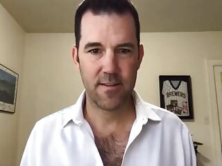 Hairy dilf gets down and dirty in the office, indulging in steamy anal sex with a fellow employee.