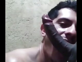 Straight stud gives blowjob and gets fucked by girlfriend